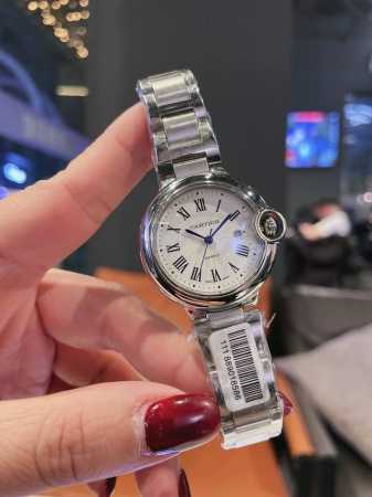 白 金2 钢带20 钻30 高品质 Ballon Bleu De Cartier卡地亚蓝气球腕表奢华系列 百搭尺寸33Mm 简约又别具品味 摒弃了现代盛行的繁复 - 点击图像关闭