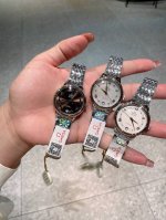 批P银 .玫 .钢带加30 独家实拍，认准品质与细节 台湾厂精湛做工，无可挑剔 机械欧米茄蝶飞典雅系列二代机械 自带气质的女表 蝶飞二代采用精钢与18K红金表壳