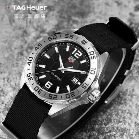 新款泰格豪雅高颜值新上线，硬货。Original Tagheuer,泰格豪雅f1系列 石英表，专柜1万+。帅气尼龙表带！蓝宝石镜面，超强夜光指针，原装机芯，支持 - 点击图像关闭