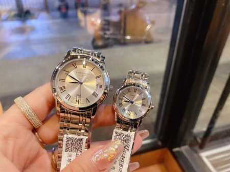 浪琴 Longines 索依米亚情侣系列 原装进口日本石英机芯 316L精钢表壳 钢化镜面 传统三针设计 6字位日历星期显示 原装蝴蝶扣 尺寸：女款31Mm ， - 点击图像关闭