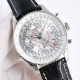 百年灵 Breitling，蒙柏朗计时系列A21033012重磅来袭！Bn8 1这款复杂多功能计时腕表，有日历，月份，星期，24小时显示，计时功能等，盘面凌厉，