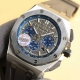 统一 Hbf 最新款爱彼 陶瓷圈口版本爱彼audemars Piguet 皇家橡树离岸型限量多功能计时机械腕表 尺寸44Mm17Mm 圈口 圈口是与原装一致采用