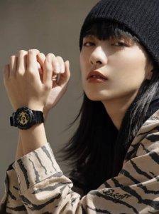 Casio卡西欧 Baby-G 经典系列 时尚防水运动手表 石英机芯 树脂表带 日韩表 女表 黑色表盘