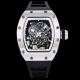 支持香港直邮、 Richard Mille 理查米尔 Rm055 精钢材质表壳，精钢材质的图形产生独特的视觉效果，且拥有卓越的物理性能-耐磨抗碰撞超轻盈；腕表无