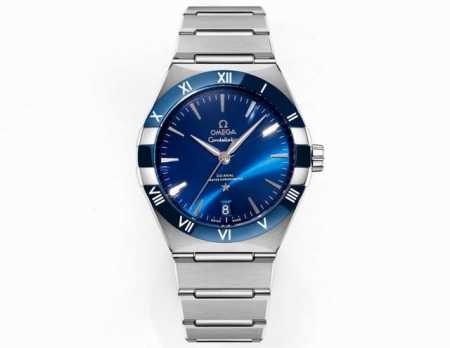 SJ出品 白钢 金钢 陨石面50 V+ Factory 重磅推出 欧米茄 OMEGA 星座系列41mm VS9 41毫米至臻天文台 第五代星座 131.30.4 - 点击图像关闭