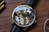 顶级复刻 原单品质 天梭 Tissot 天匠镂空系列 V3版本 Lm1 改进机芯放射纹路，改进甲板镀层颜色，增加6497Eta钢印。可定制进口6497避震豁口版