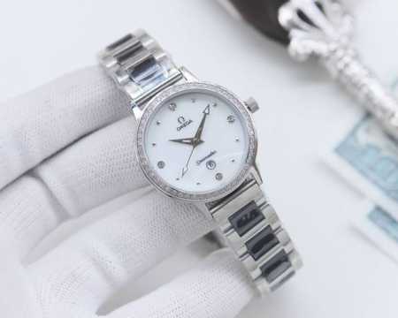 白壳 ，金壳 ，钢带20，陶瓷带40，钻30 品牌：欧米茄-Omega 类型：情侣腕表 壳套：顶级版316精钢L 表带：316L精钢表带 进口小牛皮表带 机芯： - 点击图像关闭