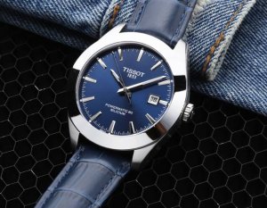 白皮 . 金20. 钢带20. 新品：Tissot天梭风度系列： 结合经典设计与男性的气质，将巴黎饰钉纹路饰与表面与表圈带有独特的设计与细节考究，章显大气时尚，