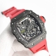 sj出品 一体机芯 白宝石避震 Richard Mille』理查米尔 L88。Rm 35-02 这是该系列第一枚搭载自动上链机芯的作品，并且别出心裁地使用全碳纤