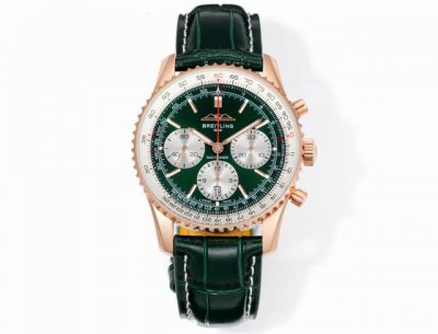 Bls出品 百年灵 全新航空计时腕表Rw2 Navitimer 问世70周年 百年灵以大胆色彩焕新演绎经典腕表 尺寸43Mm 迭代款无疑是地道的航空计时腕表 带