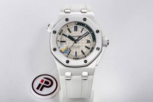 Ip.Factory重塑传奇 爱彼15707黑色陶瓷经典归来 Ip厂致力于把陶瓷传奇细节做到最好！腕表尺寸42Mm*13.9Mm 1.表壳采用全陶瓷材质并做了拉