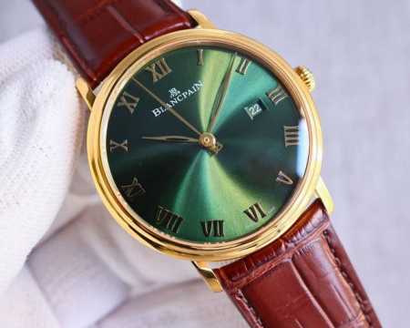 Tw出品 白壳 金壳 宝珀 经典系列 Zf4 搪瓷表盘，柳叶针，罗马刻度，简洁明快！犹如腕间绅士，经典非凡！细节如下： 1 表壳 表径40Mm，厚度9.5Mm， - 点击图像关闭