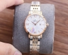 白 金 钢带+20 钻圈+20 欧米茄-Omega 女士腕表 进口石英机芯 316L精钢表壳 直径34Mm厚8Mm该款腕表备受女性喜爱，四季衣服搭配，尽显优雅在