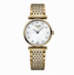 最新浪琴手表3月24 浪琴 Longines 浪琴表嘉岚系列 L4.209.2.87.7 石英机芯 黄色pvd镀金 24 Mm 专柜价18980~好价5070#