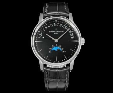 白壳 玫瑰金 全新升级版Vacheron Constantin 经典之美品鉴江诗丹顿传承逆跳日历款腕表 型号4010U 000R-B329。盘面设计独树一帜，功 - 点击图像关闭