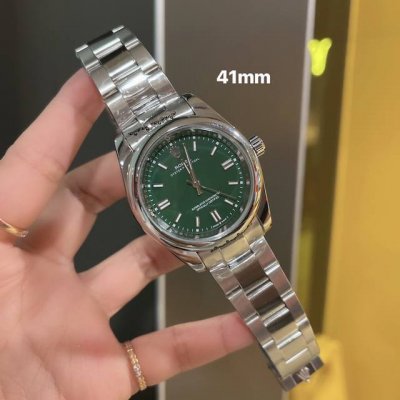 精钢表带原装扣 劳力士 蚝式恒动机械走时神奇宝贝41Mm全系列 表壳 进口蚝式精钢；一体成型中层表壳，旋入式底盖及上链表冠 表盘 盘面条钉打磨. 镜面 钢化水晶