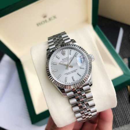 劳力士Rolex女款蚝式日志型腕表！表壳直31毫米。采用904L不锈钢来锻造，具备高抗腐蚀性。搭配劳力士定制版2236蓝游丝全自动机械机芯性能极为稳定，抗震力强 - 点击图像关闭
