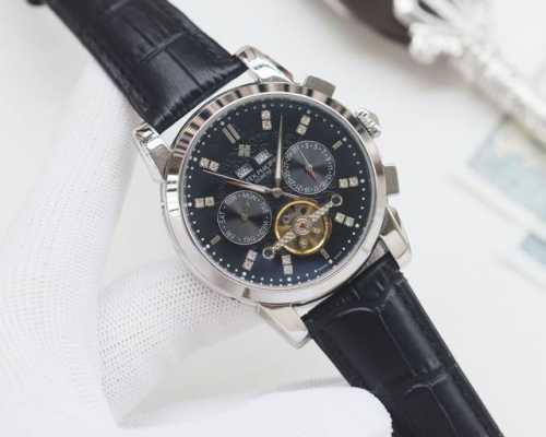 品牌：百达翡丽-Patek Philippe 类型：男士腕表 壳套：顶级版316精钢L 表带：进口小牛皮表带 机芯：全自动进口机械机芯 镜面：矿物质防刮镜面玻璃
