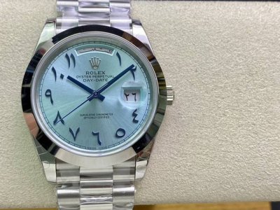 稀缺款 Bp 劳力士 中东版 冰蓝盘星期日志 双历 日期中东数字显示 40Mm 2836机芯