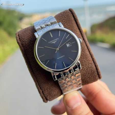 钢带+20金+20 Tw出品，J5版本。浪琴-博雅情侣系列 腕表男尺寸39.5X11Mm。女尺寸32×10Mm。纤薄的圆弧型壳套 防水可达120米 ，壳侧身细腻 - 点击图像关闭