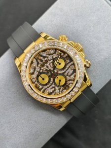 Sj出品 劳力士 Rolex 迪通拿系列 迪通拿 Eye Of The Tiger 虎纹面腕表 猛虎之眼 Om6 迪通拿daytona 116589Tbr 以黑