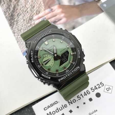 元新款上市 Casio 卡西欧官网新款上市！Ga2100 Gshock农家橡树金属壳手表尺寸49.3*44.4*11.8Mm 时尚大气立体表盘3D设计、无机玻璃 - 点击图像关闭