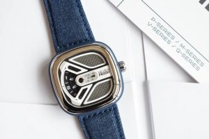 独家新款原单七个星期五 Sevenfriday自动机械男表Sf-M 50 送黑色硅胶带一付，支持官方Nfc软件验防伪 支持专柜验货 47.6Mm*47Mm 厚2