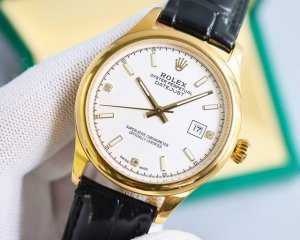 白壳 玫金 2024最新爆款主推 劳力士 Rolex 男士腕表 采用独特的表盘设计 搭配而来的是更高档奢华的劳力士， 初识劳力士必憧憬有朝一日能拥有它，戴上劳力