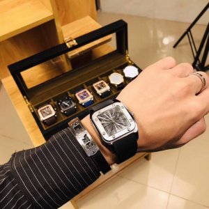 卡地亚 山度士 Cartier316钢壳，山度士进口石英机芯镀膜玻璃镜面男装 39Mm 男神必备 时尚 帅气 你值得拥有
