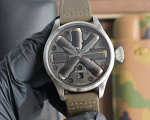 技术引领时尚万国典范 大飞新品Iwc概念表特别版 表壳 腕表数据46Mm.,采用高科技强化316精钢 字面 采用飞机引擎形状.菱角切工形状工序、上下不同版层配合 技术引领时尚万国典范 大飞新品Iwc概念表特别版 表壳 腕表数据46Mm.,采用高科技强化316精钢 字面 采用飞机引擎形状.菱角切工形状工序、上下不同版层配合