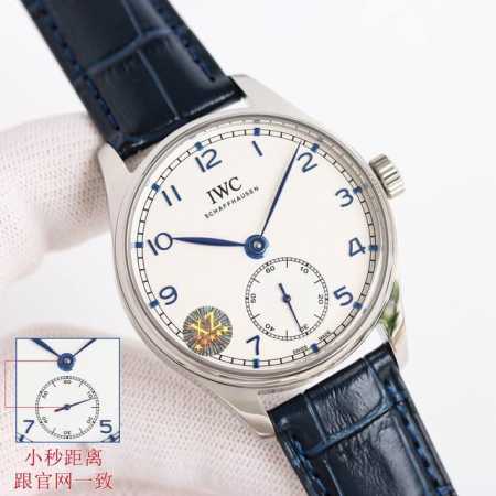 绅士独特 : 白 .金 Gr Factory 市场最高版本 万国iwc葡萄牙自动小三针系列腕表！ 1表径40.4毫米，机芯采用定制机82200自动机械。 2惟妙 - 点击图像关闭