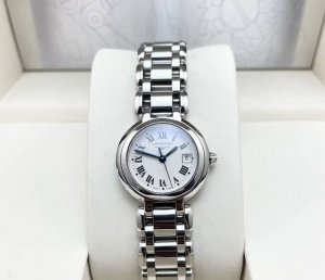 Longines 浪琴 心月系列 L8.110.4.71.6，石英女表，罗马数字刻度，日期显示，表径26.5Mm，腕周165Mm，38字头，二手单表，公价 12