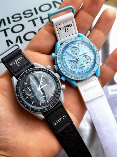 现货 斯沃琪X欧米茄联名Moonswatch 火爆全球的一款太空手表 Omegaxswatch欧米茄X斯沃琪联名款Bioceramicmoonswatch联名款