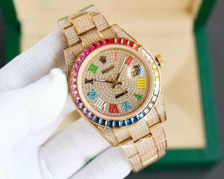 白 -金 扣子带钻+150 满钻版本日志！劳力士Rolex 震撼来袭！ 新款蚝式恒动日志系列 41腕表，堪为宝石镶嵌腕表系列之瑰宝。 永恒黄金腕表镶嵌最珍稀的钻 - 点击图像关闭