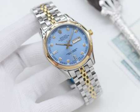 尊享价： 品牌：劳力士-Rolex 类型：男士腕表 壳套：顶级版316精钢l 表带：进口小牛皮表带 机芯：全自动进口机械机芯 镜面：矿物质防刮镜面玻璃 尺寸：直 - 点击图像关闭