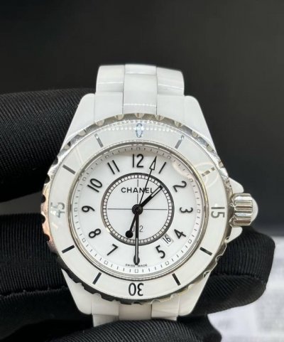 出货实拍所见即所得～ Chanel J12 33Mm38Mm银数字银针石英款