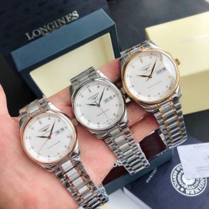 一表一码一卡，独家最新款浪琴 Longines 手表名匠系列时尚自动机械精钢男腕表 40Mm，此款在于超薄壳套，包括机芯固定座，防水圈，底盖的英文数字粗细等，尤
