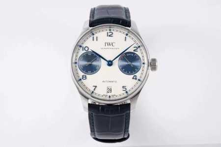 Az Factory Iwc万国葡七，葡萄牙系列七日链腕表，集时分针、日期、小秒和动显于一身。正所谓功能卓越，大器晚成，有请各路表友品鉴支持。 表壳 腕表尺寸4 - 点击图像关闭
