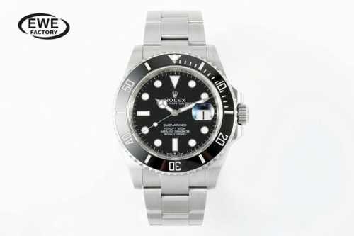 Ewe厂劳力士潜航者日历型126610 Submariner黑水鬼绿水鬼41Mm 1:搭载超级3235一体机芯 动力72小时 无卡度机芯装饰 机芯及其稳定 2: