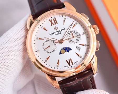 白壳 金壳 新款 百达翡丽 P 复杂功能计时系列r71 上市 Patek Philippe 贵族的艺术品！ 升级版改进：壳身比旧版本更薄、玻璃升级耐磨抗摔、比旧 - 点击图像关闭
