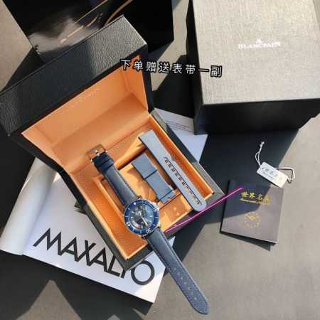 顶级渠道货！素有天地良心称号的宝珀经典之作五十噚系列，搭载原装Eta2836机芯深度解毒来袭。作为潜水腕表鼻祖五十噚依附英国海军采购订而书写其潜水性能卓越之处， - 点击图像关闭