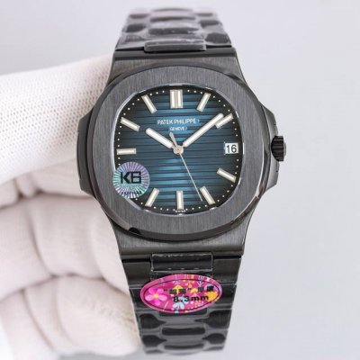 黑钢： DDD 百达翡丽 Pp 优雅运动系列5711 1A鹦鹉螺，钢表之王，全网最佳解毒方案！细节方面： DDD 1搭配定制版9015一体Cal.324自动机芯