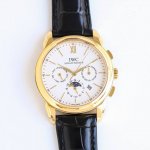 白壳 金壳 最高版本 万国 Iwc 波涛菲诺 Bj3 多功能高级自动腕表！9100多功能进口机械机芯！整表壳Cnc精磨工艺，与原装工艺效果如出一辙，整体字面质感