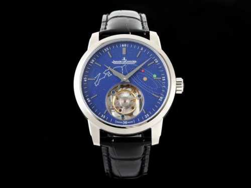 Rms新款 积家Master Ultra Thin Tourbillon陀飞轮大师系列腕表的设计灵感源自制表领域中最辉煌的时代。太子妃式指针散发经典传统的气息，