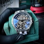 Roger Dubuis 罗杰杜彼 Excalibur Aventador S 腕表，表壳尺寸46Mm,全自动机械机芯，这是一款真正意义上的跑车腕表，表盘采用裸
