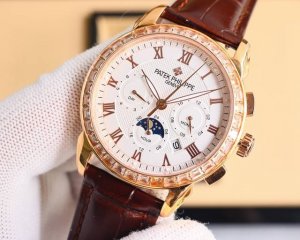 FFF-金 钻+50。 百达翡丽Patek Philippe惊艳登场，42毫米的表径适配大众男性手寸，非常商务可亦休闲。视觉冲击力强，令人过目不忘，实物质感更加