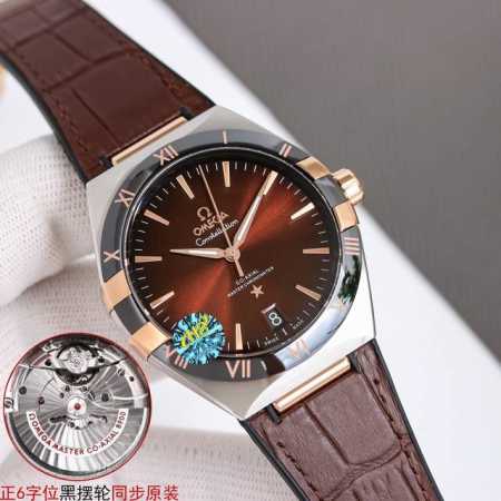 统一价： 全新升级 V2版 欧米茄 Omega 星辉永恒之星座腕表第五代 星座系列！全新原装尺寸41Mm腕表！ 1圈口升级，原装一致抛光进口陶瓷表圈和砂金圈,刻 - 点击图像关闭