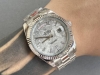 金+20品牌：Rolex劳力士热卖经典系列：日志型陨石面耗式双历系列机芯：顶级进口全自动机械机芯双历显示 壳套: 采用316精钢壳套镜面: 矿物质水晶防磨防刮镜