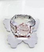 Emporio Armani阿玛尼 满天星镶钻 腕表 石英机芯 不锈钢表带 白色表盘 女表 潮流休闲时尚