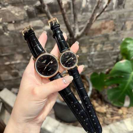 白壳 玫 钢带20浪琴 情侣对表 原装进口石英机芯 矿物质玻璃镜面 316L精钢表壳 直径男40Mm女30Mm 厚8Mm如果今天的阳光停止了它耀眼的光芒。那么你 - 点击图像关闭